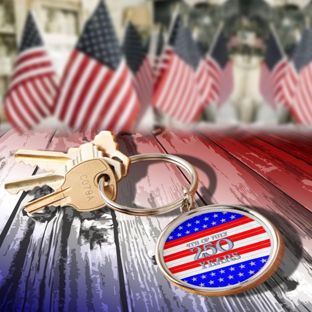 Porte-clés Semiquincentennial Stars & Stripes 250e (Créateur téléchargé)