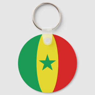 Porte-clés Sénégal Porte - clé du drapeau Fisheye