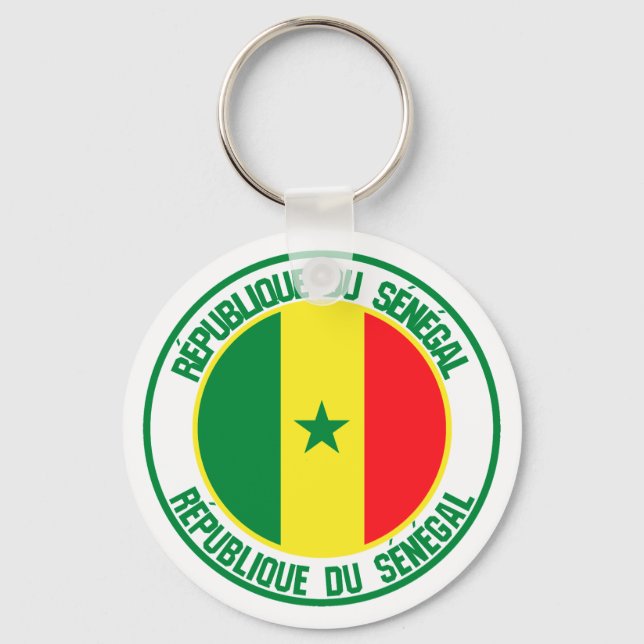 Porte-clés Senegal Round Emblem (Recto)