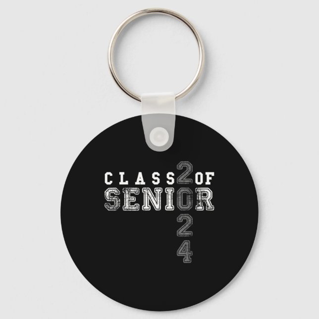 Porte-clés Senior 2024 Class Of 2024 Graduation (Recto)