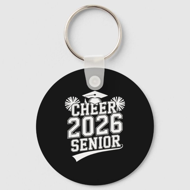 Porte-clés Senior 2026 cheer team mom high school graduation (Recto)