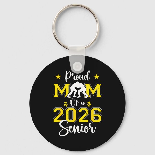 Porte-clés Senior Wrestling Mom 2026 Senior Mom Cl Of 2026  (Recto)