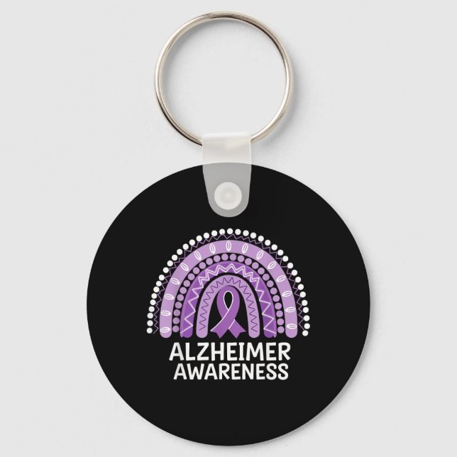 Porte-clés Sensibilisation à Alzheimer (Recto)