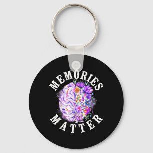Porte-clés Sensibilisation à la démence d'Alzheimer Vintage