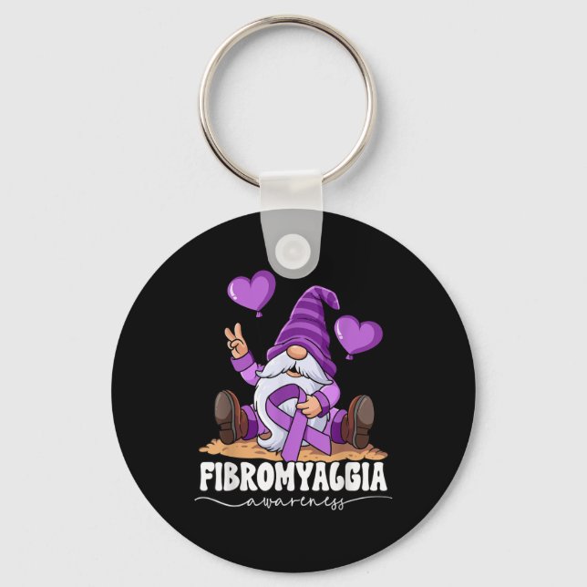 Porte-clés Sensibilisation à la fibromyalgie (Recto)