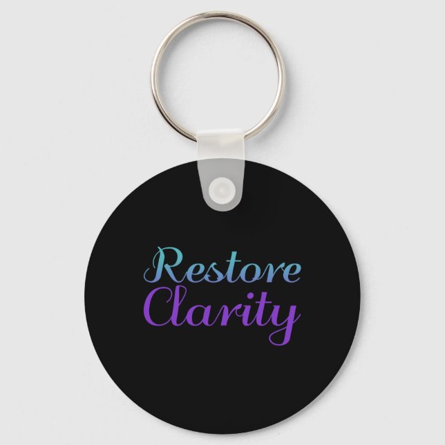 Porte-clés Sensibilisation à la prévention du suicide Restore (Recto)