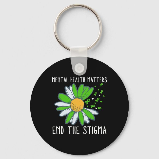Porte-clés Sensibilisation à la stigmatisation de la santé me (Recto)