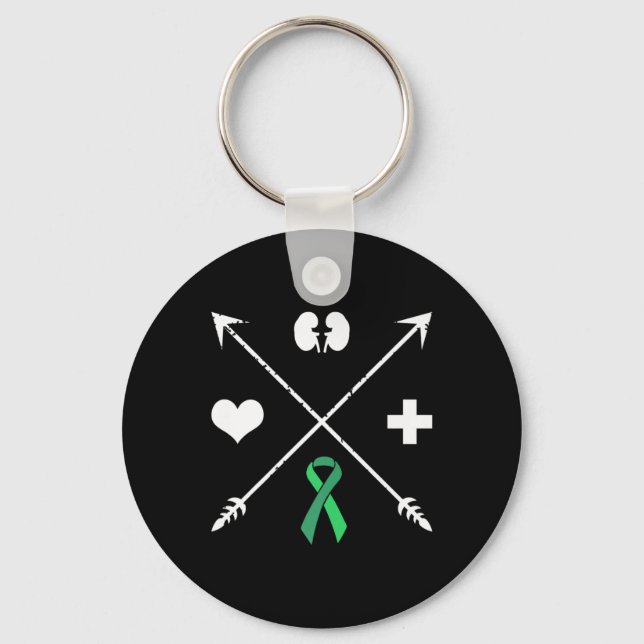 Porte-clés Sensibilisation à la transplantation d'organes Moi (Recto)
