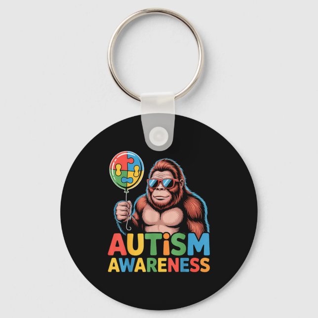 Porte-clés Sensibilisation à l'autisme  (Recto)