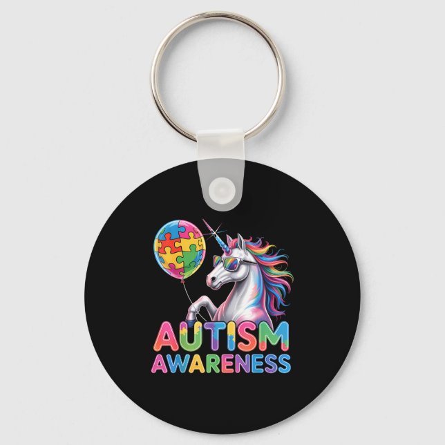 Porte-clés Sensibilisation à l'autisme  (Recto)