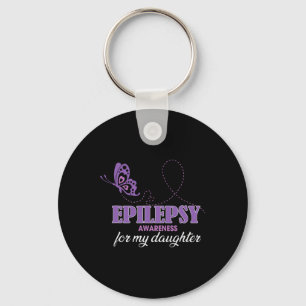 Porte-clés Sensibilisation À L'Épilepsie Pour Ma Fille - Epil