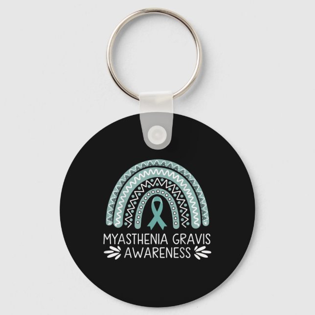 Porte-clés Sensibilisation à Myasthenia Gravis (Recto)