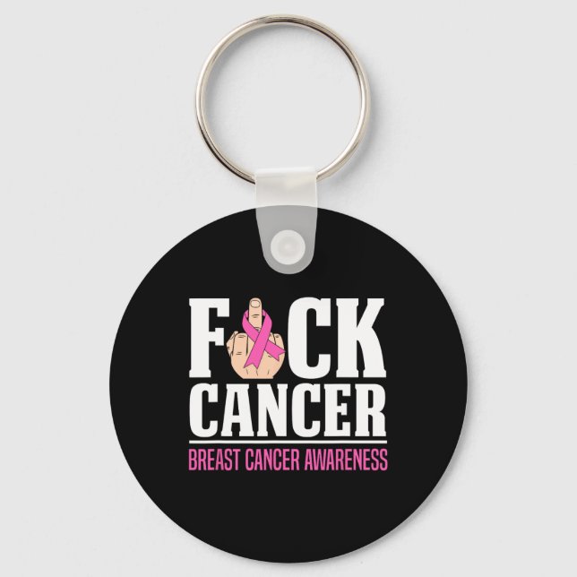 Porte-clés Sensibilisation au cancer du sein (Recto)
