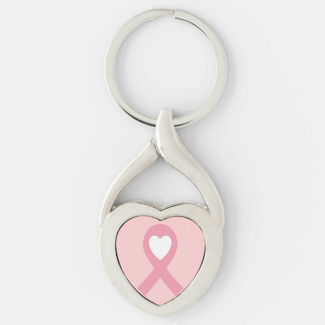 Porte-clés Sensibilisation au cancer du sein (Devant)
