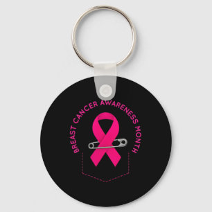 Porte-clés Sensibilisation au cancer du sein Équipe de soutie
