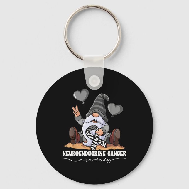 Porte-clés Sensibilisation au cancer neuroendocrinien (Recto)