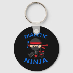 Porte-clés Sensibilisation au diabète de type 1 Enfants ninja