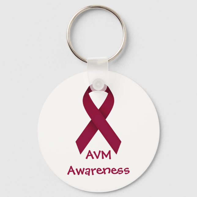 Porte-clés Sensibilisation AVM (Recto)