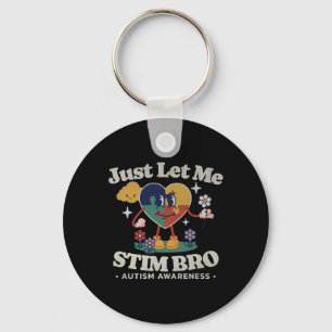 Porte-clés Sensibilisation sur l'autisme Support Stimming Cut