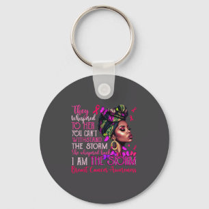 Porte-clés Sensibilisation vintage motivante contre le cancer