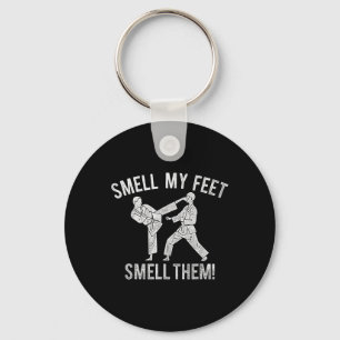 Porte-clés Sentez Mon Karaté Pieds Funny Chemise