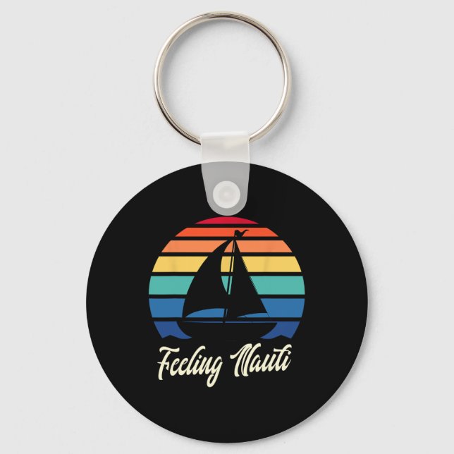 Porte-clés Sentiment coquin - Voile de bateau à voile drôle S (Recto)