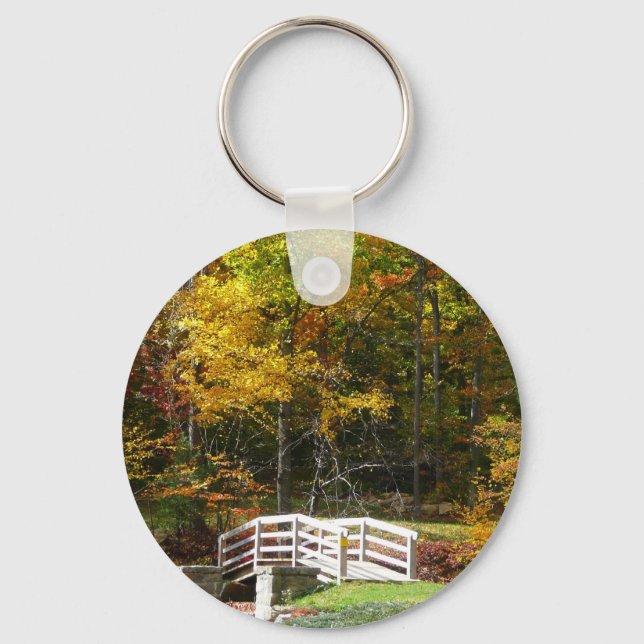 Porte-clés Sept Ponts de Printemps I Paysage d'Automne (Recto)