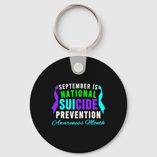 Porte-clés Septembre National Suicide Prevention (Recto)