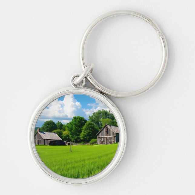 Porte-clés Sérénité de la Campagne (Devant)