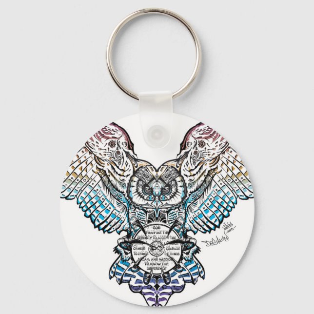 Porte-clés Serenity Owl (Recto)