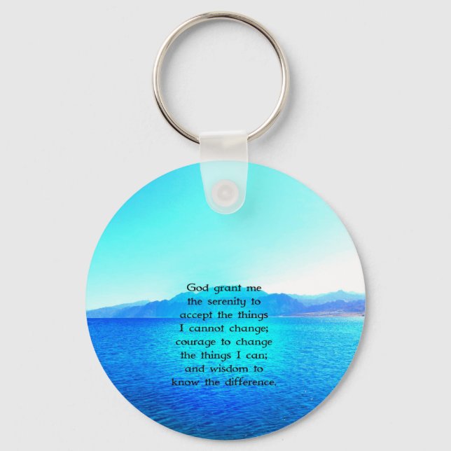 Porte-clés Serenity Prayer (Recto)