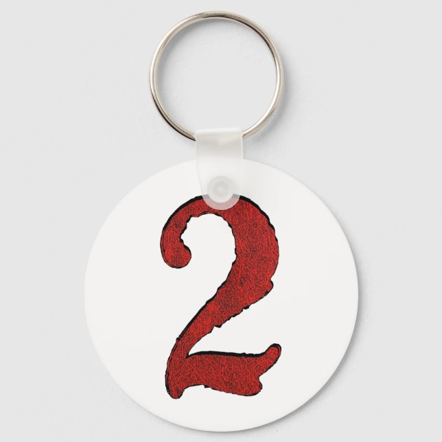 Porte-clés Série de numéros de vacances Red Velvet. (Recto)