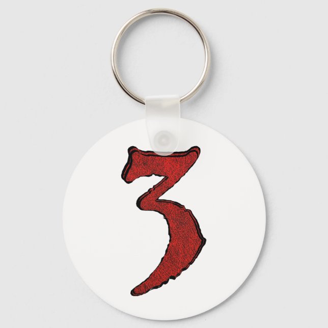 Porte-clés Série de numéros de vacances Red Velvet. (Recto)