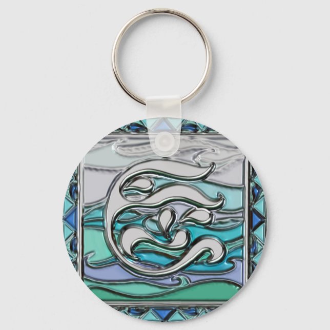 Porte-clés Série d'éléments - Symbole de l'eau (Recto)