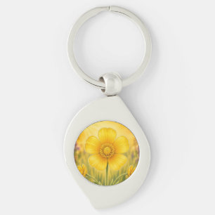 Porte-clés Série Radiant Petal – Bouton d'or