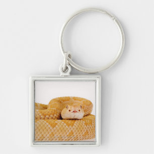 Porte-clés Serpent à sonnettes de dos en forme de losange