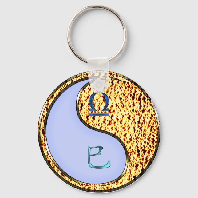 Porte-clés Serpent de bibliothèque et de feu (Recto)
