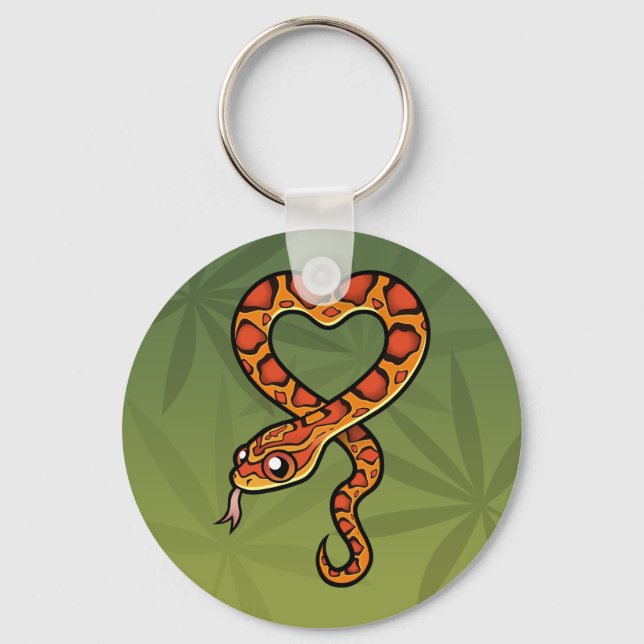 Porte-clés Serpent de dessin animé (Recto)