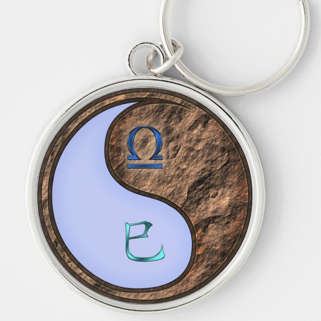 Porte-clés Serpent de la bibliothèque et de la Terre (Devant)