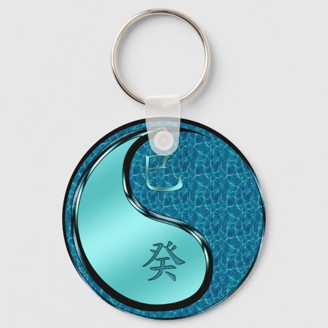 Porte-clés Serpent d'eau (Recto)