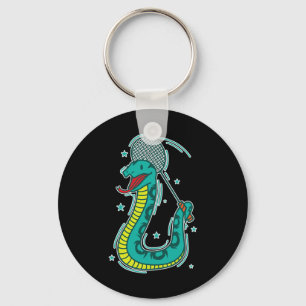 Porte-clés Serpent joue Badminton