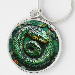 Porte-clés Serpent vert