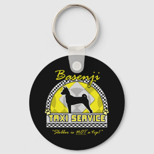 Porte-clés Service de taxi de Basenji