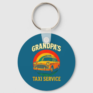 Porte-clés Service de taxi de grand-papa - Amoureux du conduc