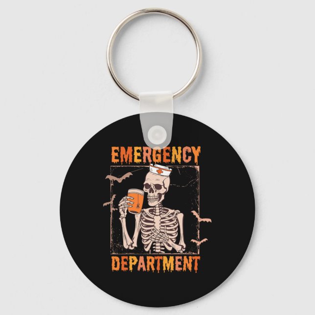 Porte-clés Service d'urgence Halloween Nurse Urgence Roo (Recto)
