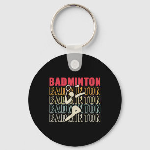 Porte-clés Setback Game Shutting Sport Badminton Retro Pour H