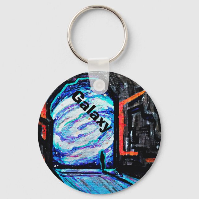 Porte-clés Seul avec l'abîme brillant (Recto)