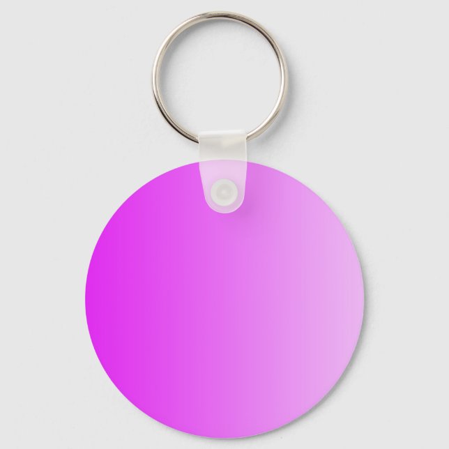 Porte-clés SEULEMENT dégradés de COULEUR - rose néon (Recto)
