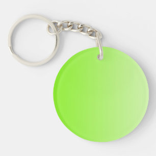 Porte-clés SEULEMENT dégradés de COULEUR - vert néon