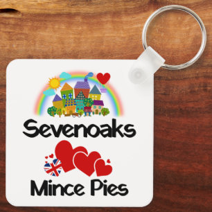 Porte-clés Sevenoaks, Kent UK Aime Les Mince Pies